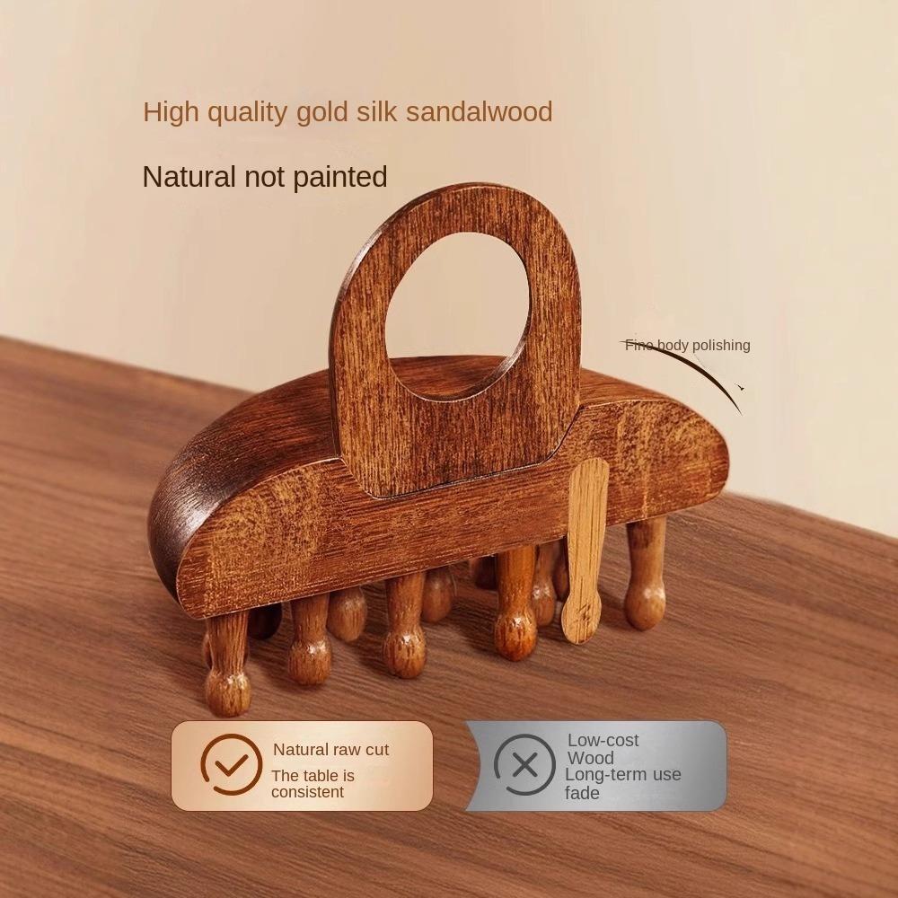 Wood Therapy Scalp Head Massager Multi-Functional Scraping Body Massagers Gifts Massage Comb