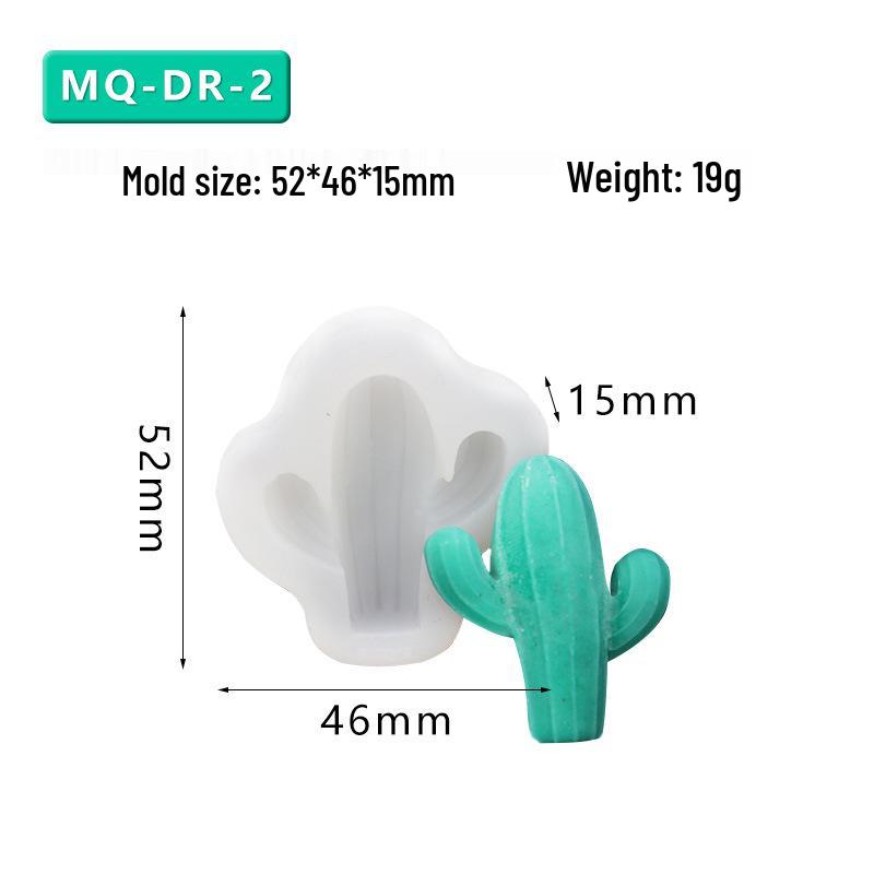 

Силиконовая форма для суккулента для DIY кактусов, ароматерапевтического гипса, свечей MQ-DR-02