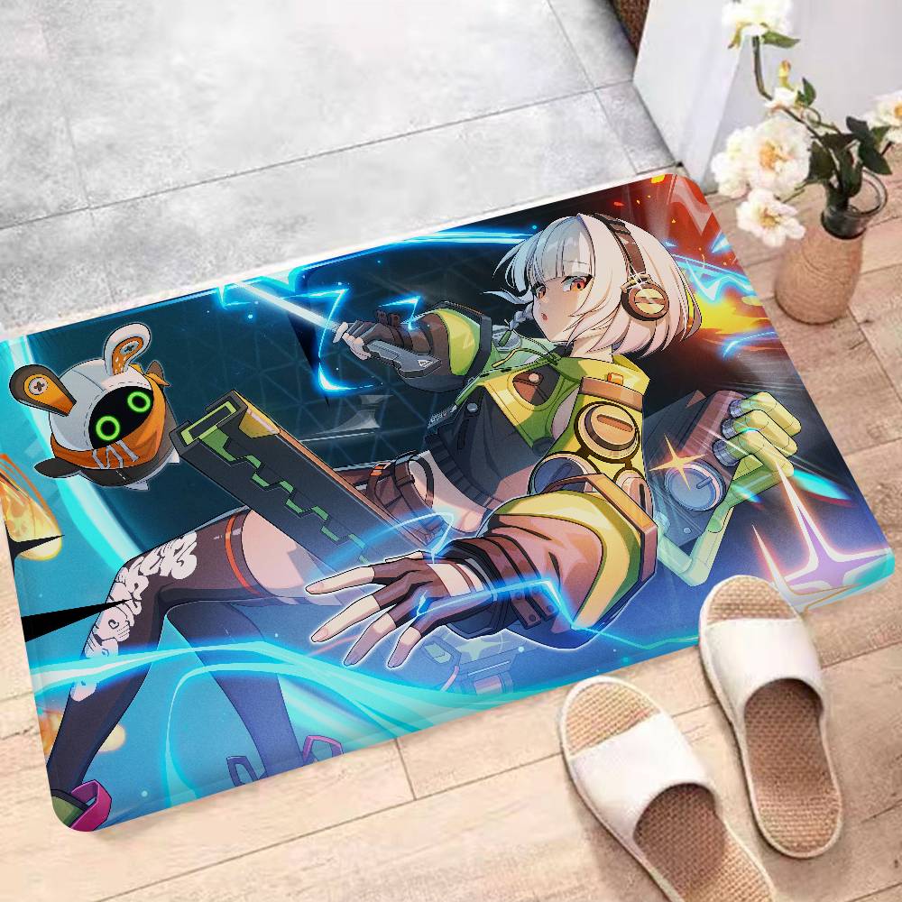 Game Zenless Zone Zero Floor Mat Cheaper Anti-slip Modern Living Room Balcony Printed Bedside Mats