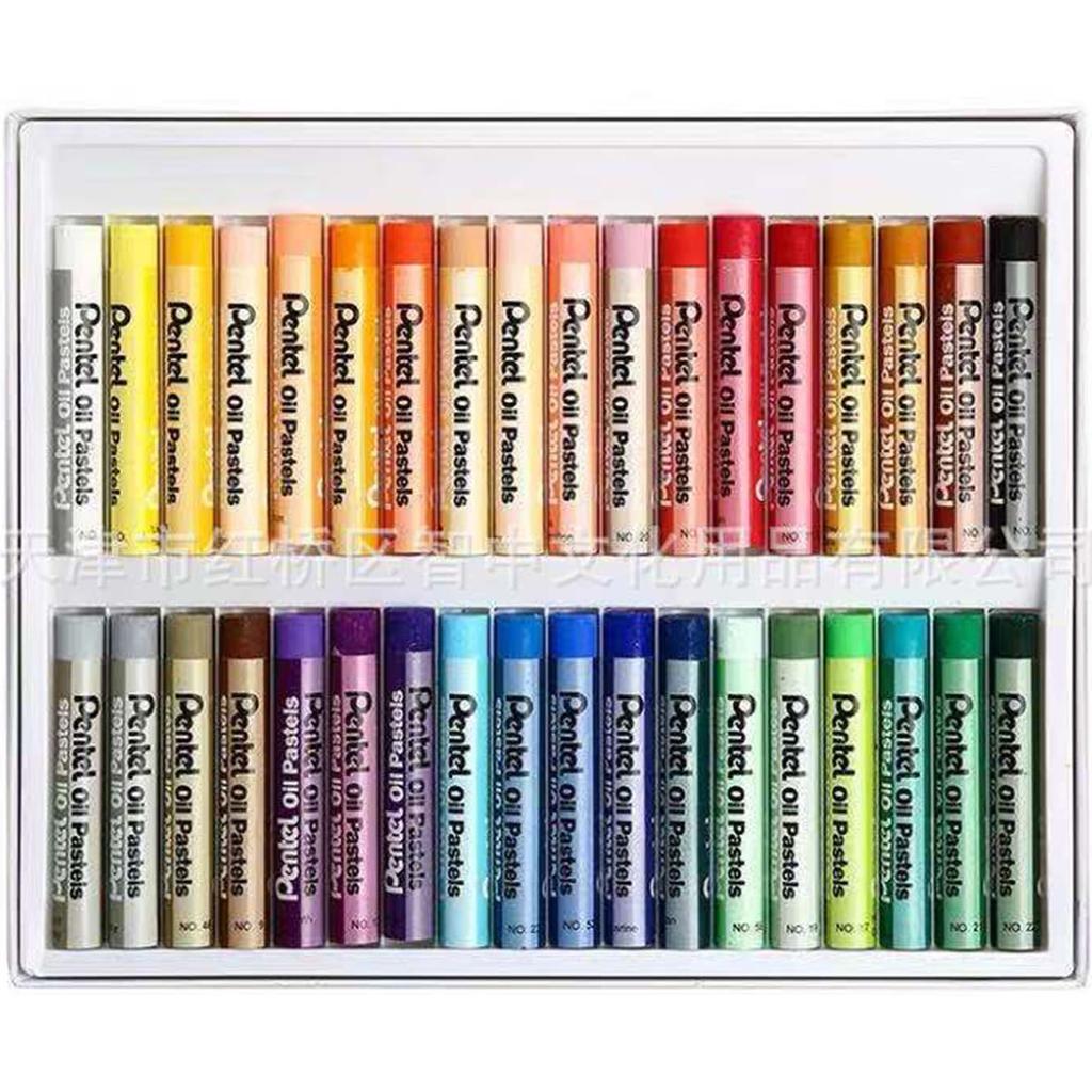 36 stycken oljepasteller ljusa färger mjukare målning pasteller konstnärsmaterial för barn hem skola skissning