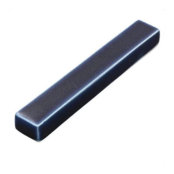 Hamatou Hasami Ware Wazan Kiln Relief Cutlery Rest, Smoky Blue, 10.5cm, Porcelain
