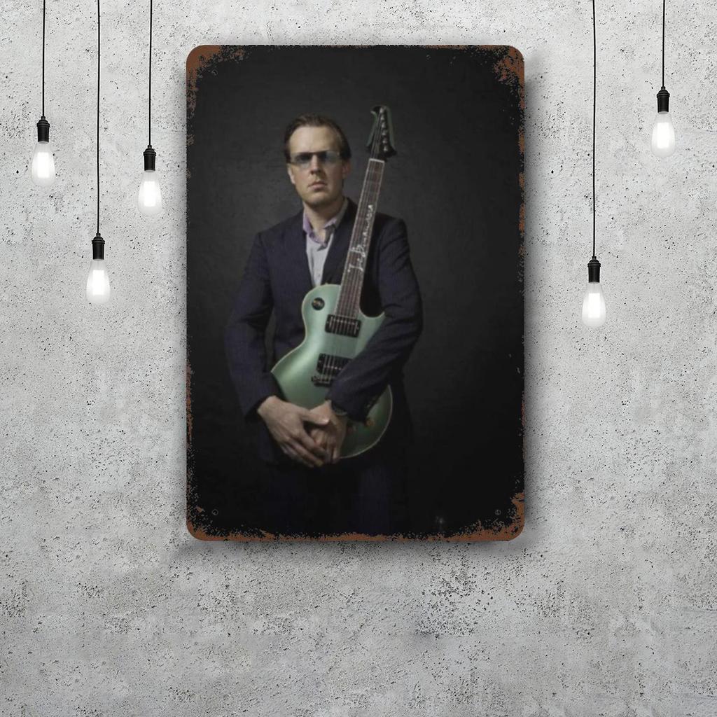 Joe Bonamassa Decorazioni Segnali Metallici Vintage Segnali di Latta Poster del Capitano Decorazione per Bar Pub Club Man Cave Decorazione Murale