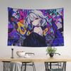 Colorful Anime Girl Tapestry Wall Hanging Blanket Tapestry Home Decor Items Wall Decorations