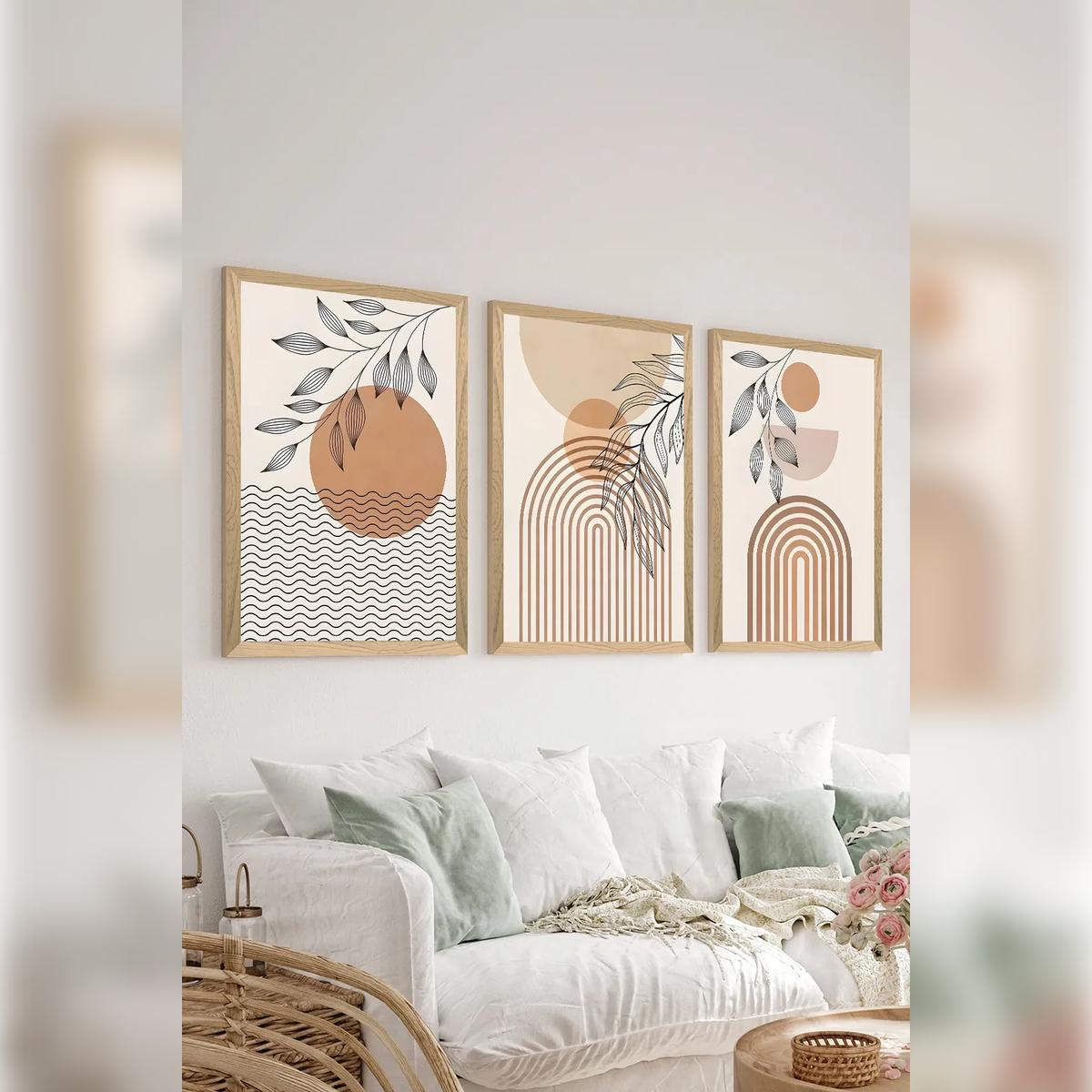 

3-Piece Framed Look MDF Art Print Set 15x20