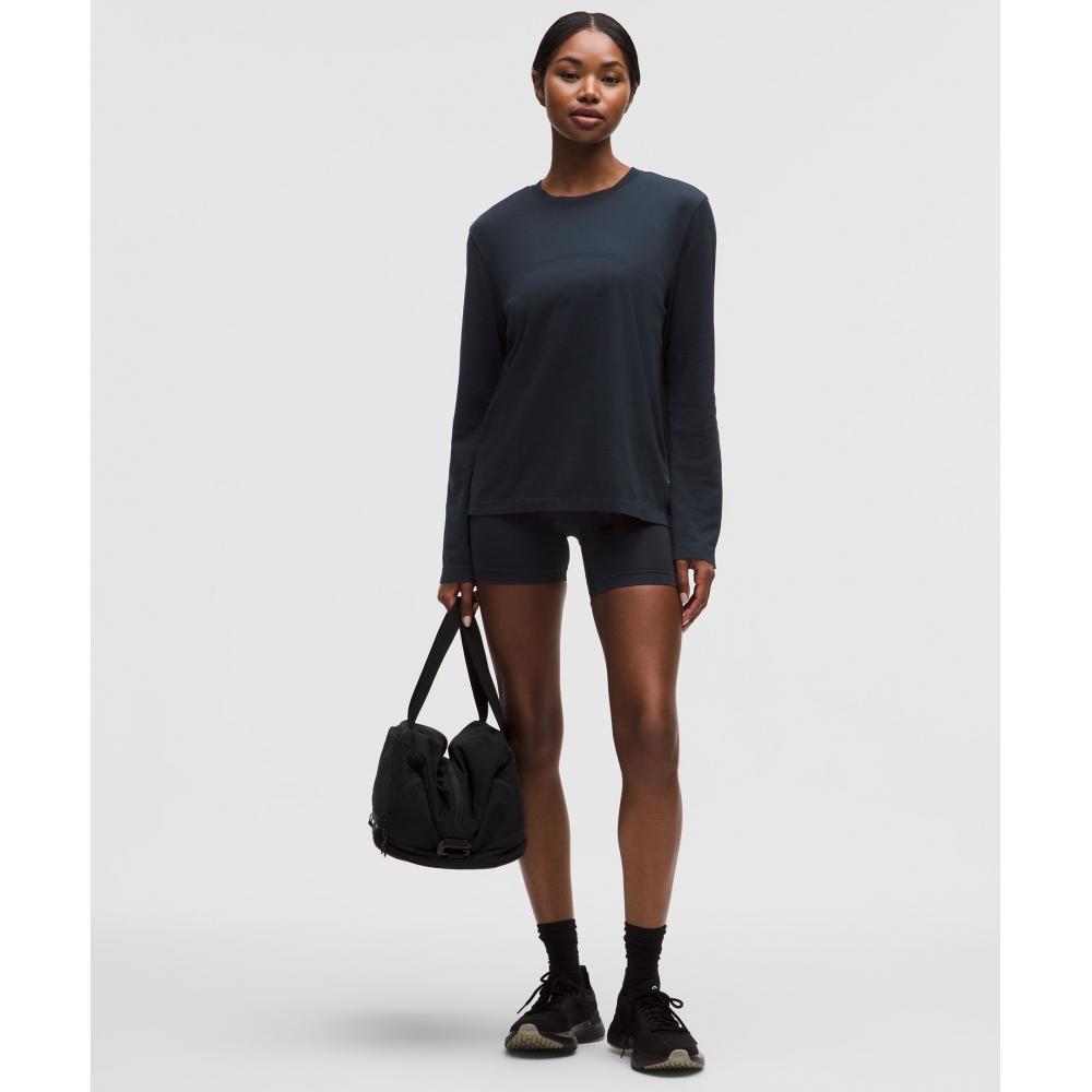 Lululemon Swiftly Relaxed Long Sleeve Shirt Updated Fit True Navy True Navy