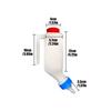 Goat Lamb Feeder Bottle With Clear Scale Hangable Milk Feeder Soft Nipple Lamb Nursing Bottles for Animals Feeding