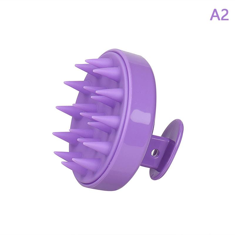 Plastic Silicone Massage Comb Clean The Scalp Thoroughly Scalp Massage Easy Foaming Head Massage Brush Shampoo Brush Bath Comb