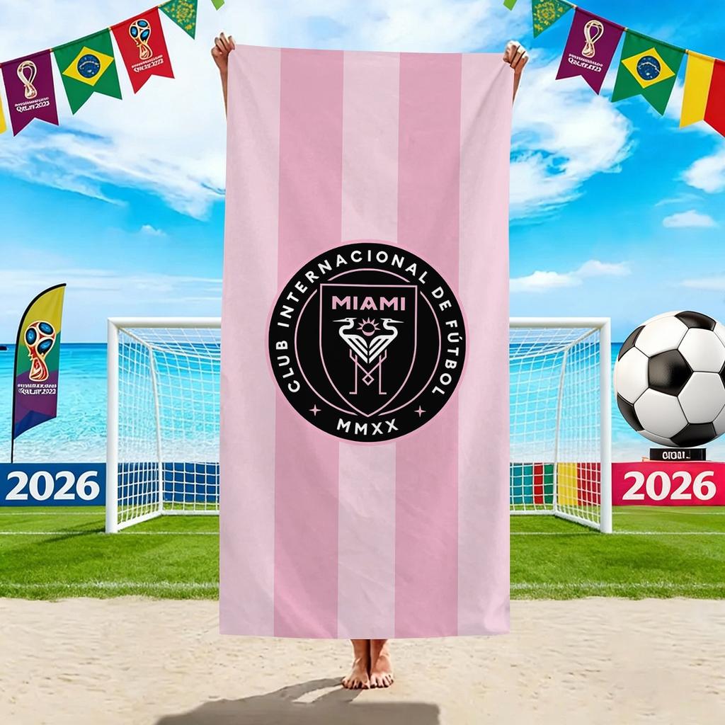World Cup Beach Towels, Us-Canada-Mexico Football Team Microfiber Quick-Drying Absorbent Bath Towels, Sports Towels
