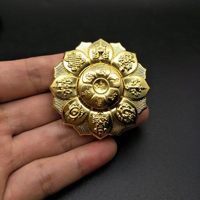 Top Fingertip spinning top Buddha eye lotus wheel finger spinning top