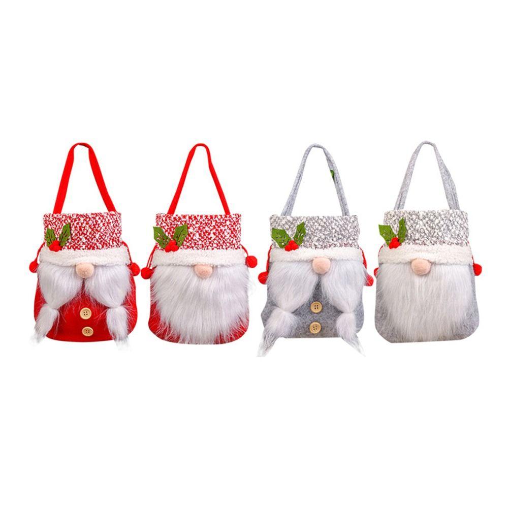 Decorations Large Capacity Christmas Tree Ornaments Storage Bags Kids Candy Bags Christmas Handbags