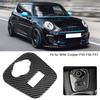 Carbon Fiber Cigarette Lighter Panel Cover Trim Sticker Fit for Mini Cooper F55 F56 F57