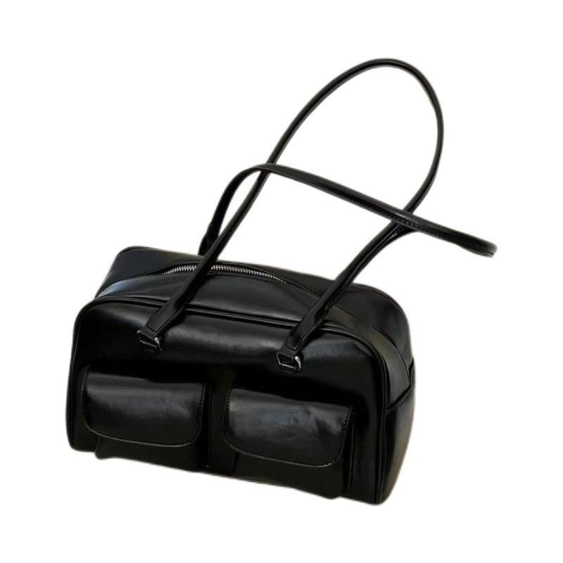 Korean Women'S Bag Retro College Style Large Capacity Leisure College Student Class Commuter Bag Shoulder Portable