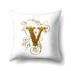 Polyester Pillow Case Car Decoration Home 26 English Letters Printed Car Waist Cushion Pillow Case