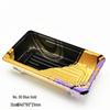 Sushi Box Set: No. 0 Disposable Plastic High Lid Tray for Japanese Takeaway - Available in 2, 3, or 4-piece Gunkan, 50 Sets