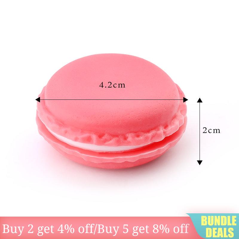 3 Stück/Los Süßigkeitenfarbe Macarons Aufbewahrungsbox tragbar Mini-Geschenkverpackungsbox schöne Schmuckverpackungsbox Hülle für Kleine Gegenstände