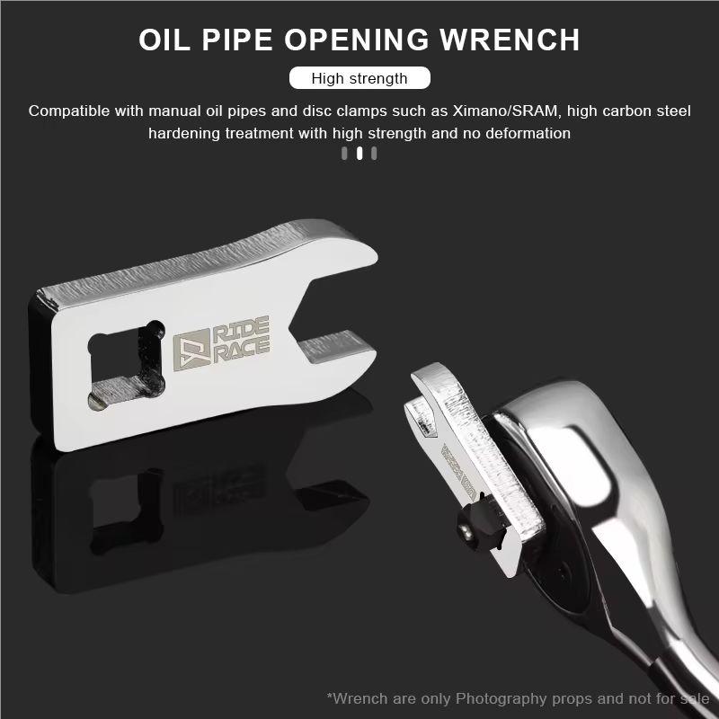 Bicycle Torque Wrench 8Mm Opening Head Bike Disc Brake Cable Spanner Screw Remover For 1/4 Head Wrench Cycling Repair Tool