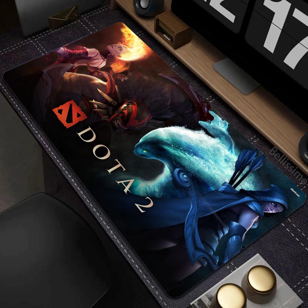DOTA Mauspads Computer Gamer Gaming Mauspads Großer Tischteppich Verriegelte Kante Computer Laptop Zubehör Tastatur Schreibtischmatte
