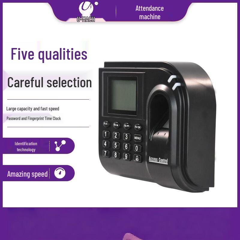 Youmash F1 Fingerprint Time Attendance System CN Plug (adapter Included)