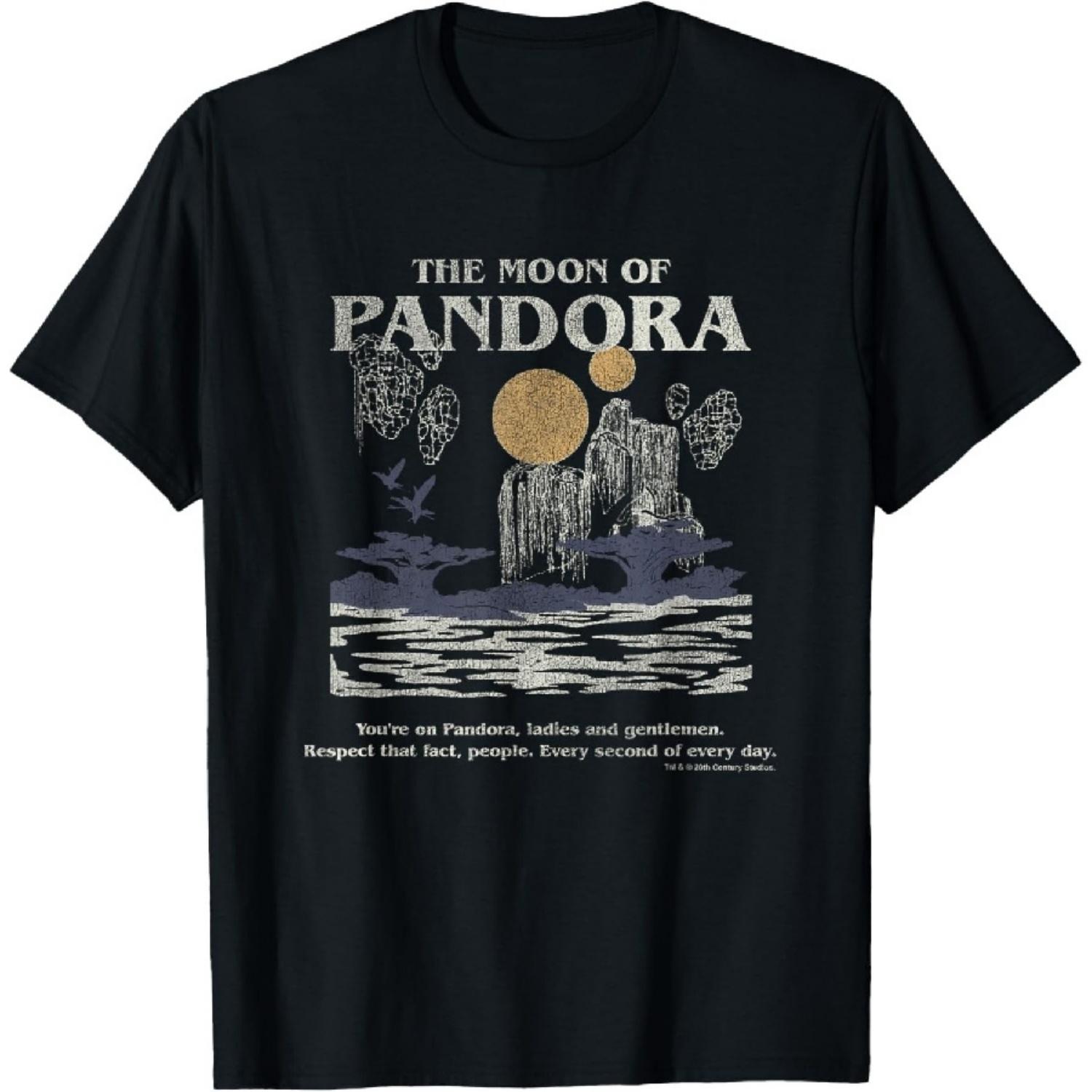 Avatar The Moon Of Pandora Vintage Travel Landscape T-Shirt S