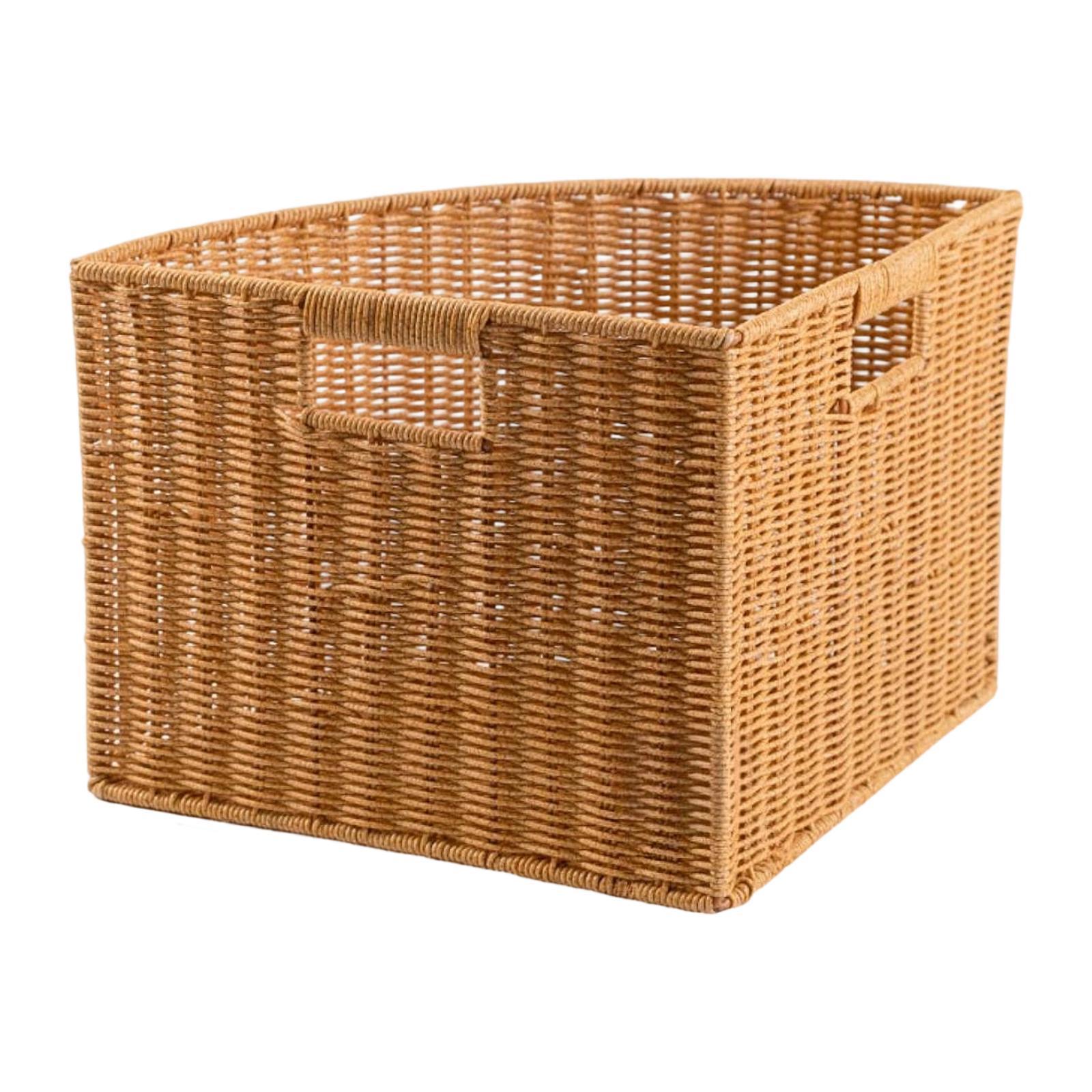 Large Capacity Woven Organizer Basket Storage