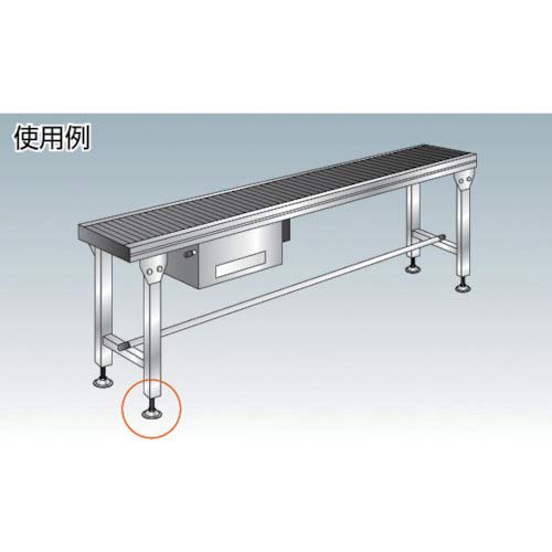 TRUSCO Adjuster Bolt M16ÁE80 500kg Type with Resin Cover NA-2-16X180