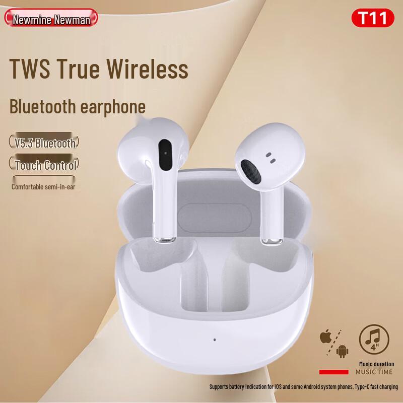 

Newmine T11 TWS Sport Ear-Hook In-Ear Bluetooth Earbuds