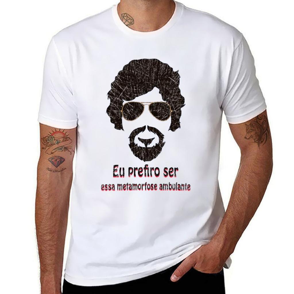 Raul Seixas Tshirt Summer Clothes Customs Design Your Own T Shirts For Unisex Graphic