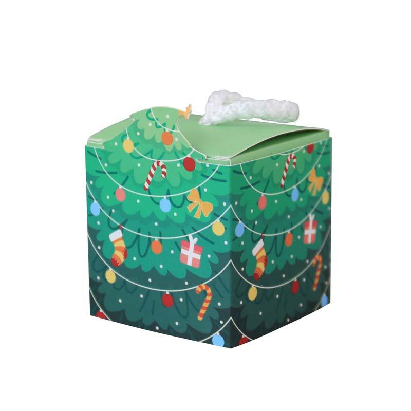 10/20pcs Gift Wrap Boxes Cookies Candy Boxes Christmas Tree Hanging Decorations Children Gifts Christmas New Year 2025