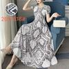 Off-Shoulder One-Neck Cotton Silk Dress Children's Summer Dress Bohemian Island Vacation Dress Travel Beach Dress