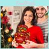 Christmas Red Gifts Box Decorative Paper Material Party Celebrations Holiday