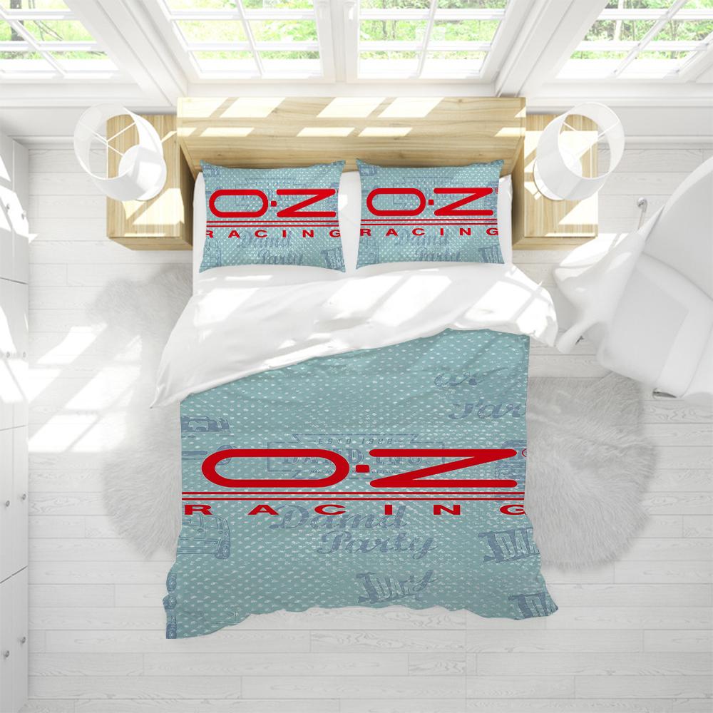 Fashion O-Oz Racing Duvet Cover Set Soft Wash Bed 3 Piece Summer Comfortable Student Dormitory Home Baby Bedding Best Seller