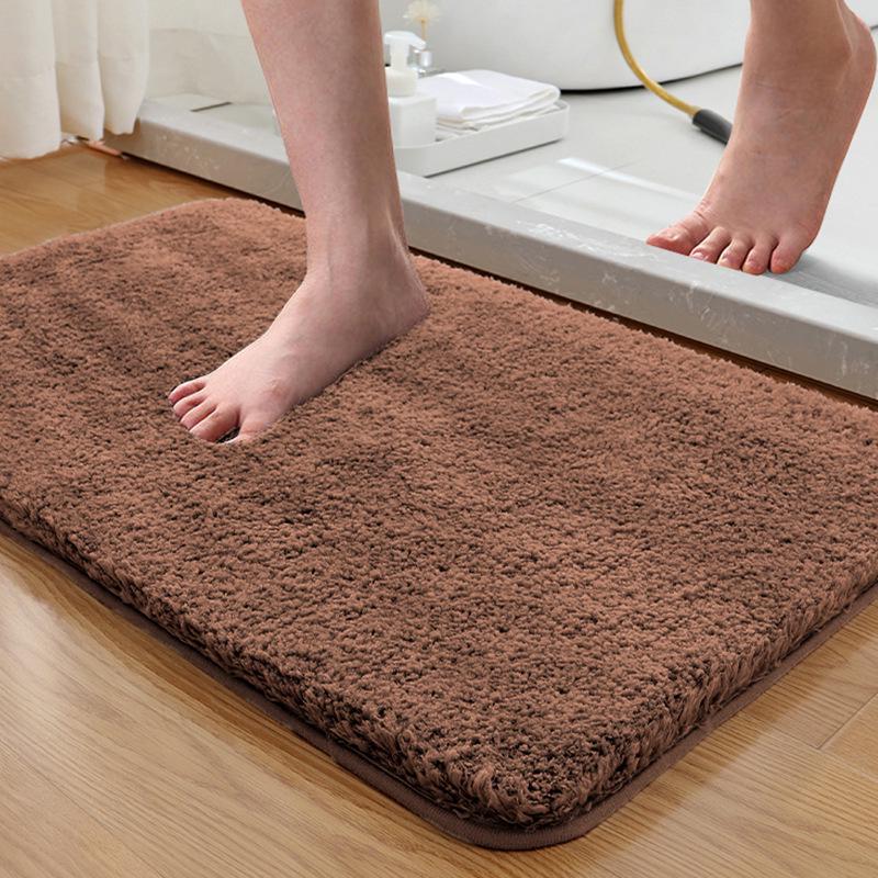 Non-slip Bathroom Door Mats: Quick-Drying, Absorbent Floor and Toilet Carpets