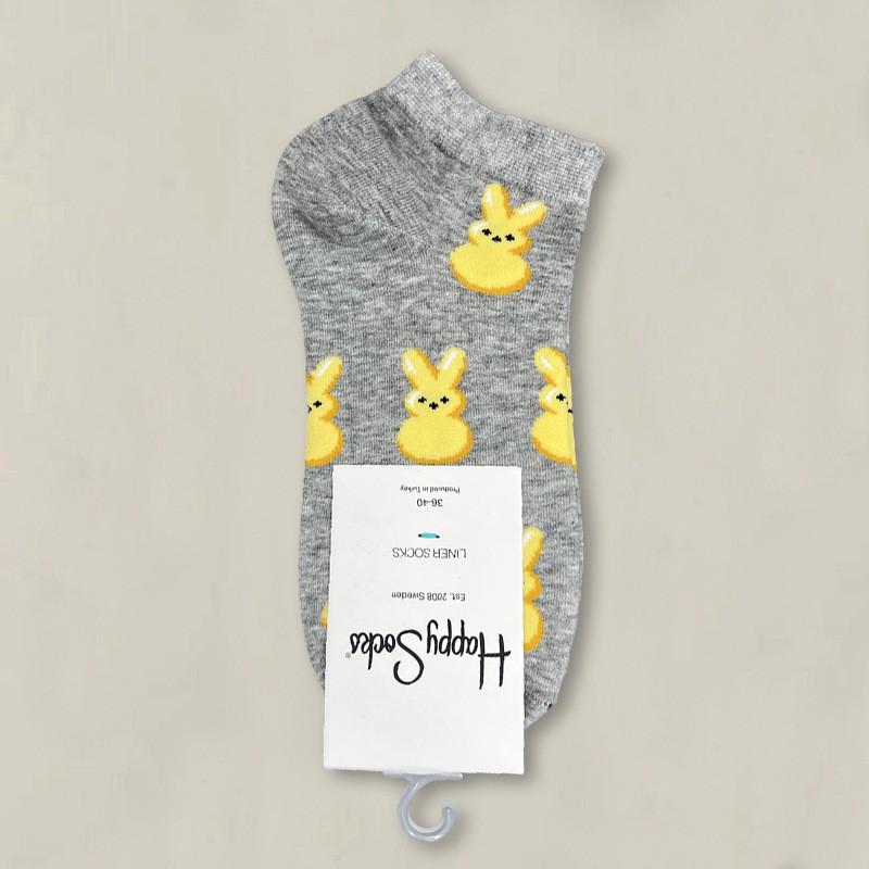 Happy Socks Womens Ankle Cartoon Cute Cotton Low Cut Colorful Casual