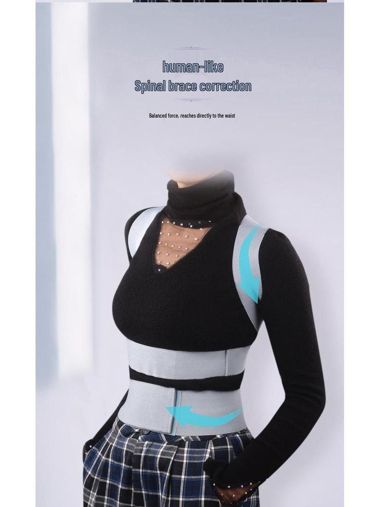 Adjustable Posture Corrector Belt for Adults & Children - Invisible Back and Shoulder Support