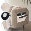 Smart LED Car Trash Can Waterproof Garbage Bag Passenger Side Faux Leather Storage Bag Leakproof Reusable Hanging