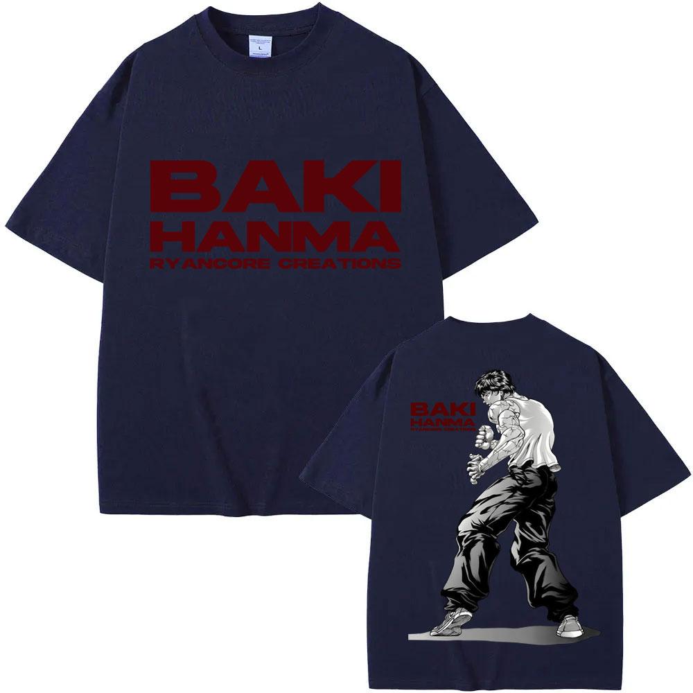 

Anime Baki Haman Harajuku Vintage T Shirts Hip Hop Men Women Gym Workout Training T-shirts Oversized Cotton T Shirt 3XL