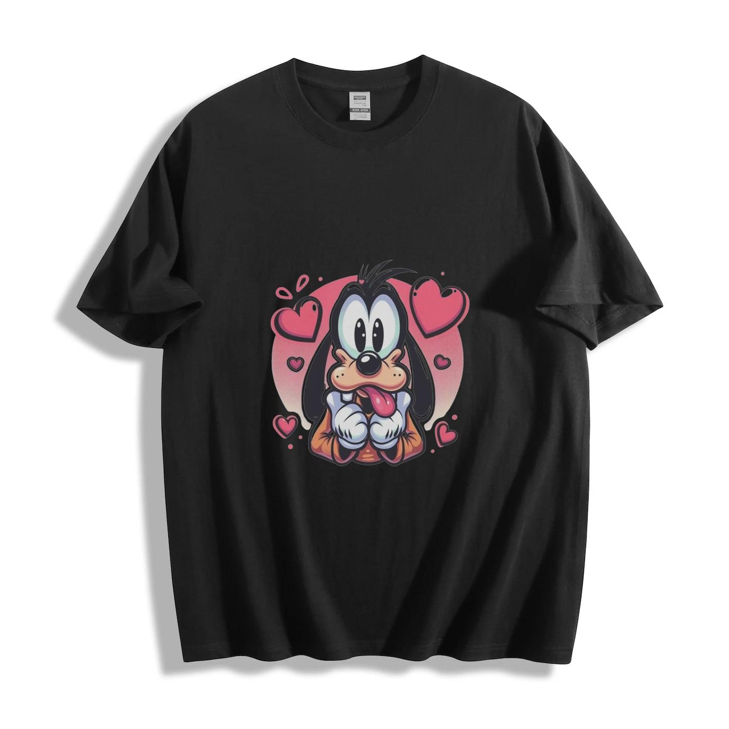 Gender-Neutral Goofy Heart Graphic T-Shirt S