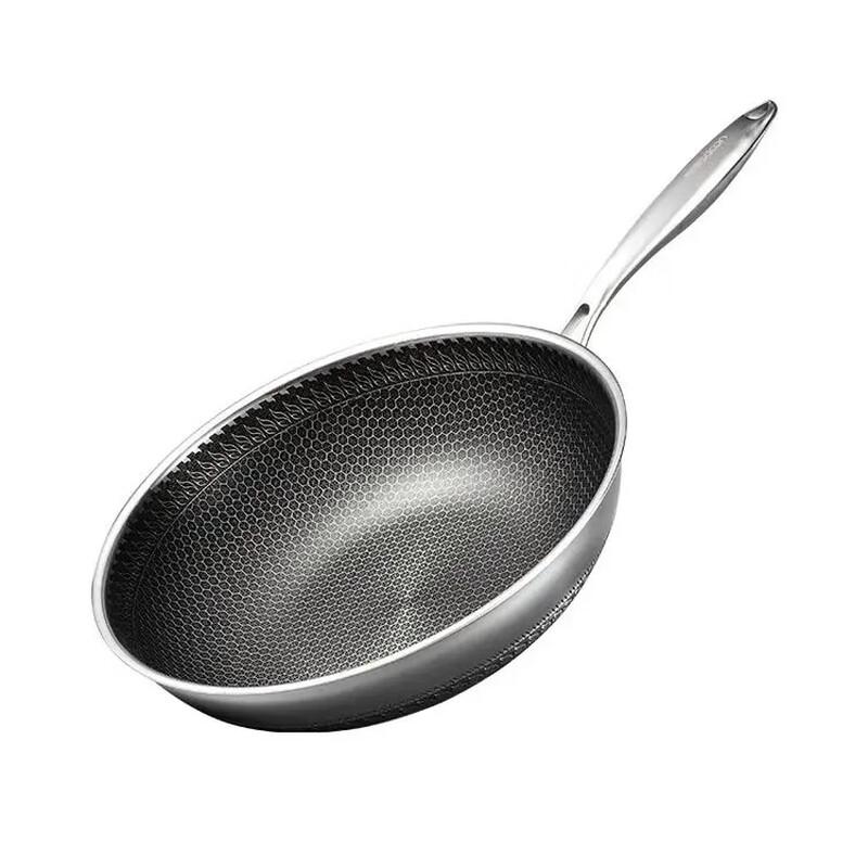 

Sacon 32CM Stainless Steel Non-stick Wok