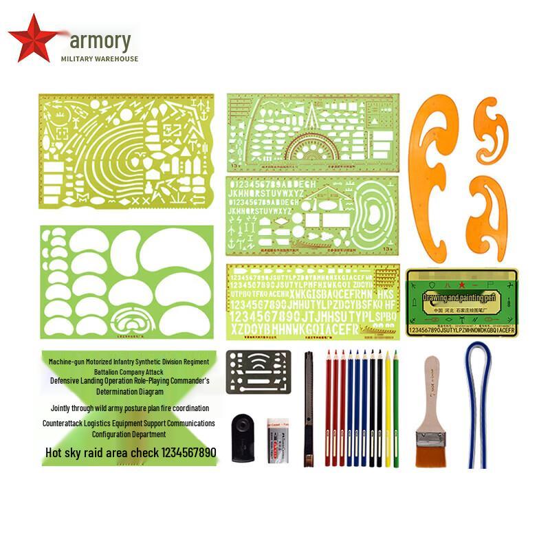Armory Type 180 Mapping & Charting Tool Kit
