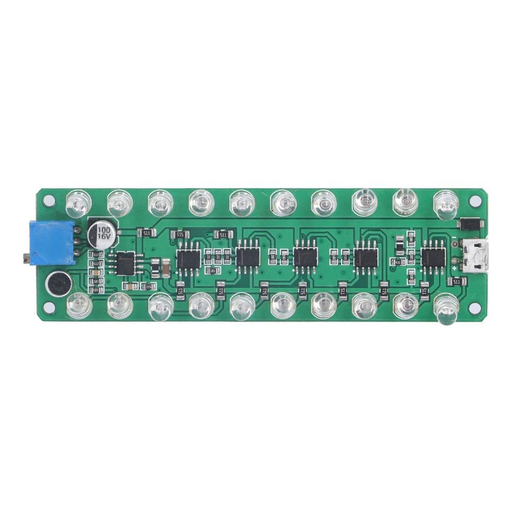 LED Display VU Meter Voice Control LED VU Meter Module LED Indicates RGB Bar  Professional Sound