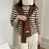 Korean Style Knitted Shawl Knotted False Collar Shoulder Wrap Warm Neck Guard Scarve  Ladies