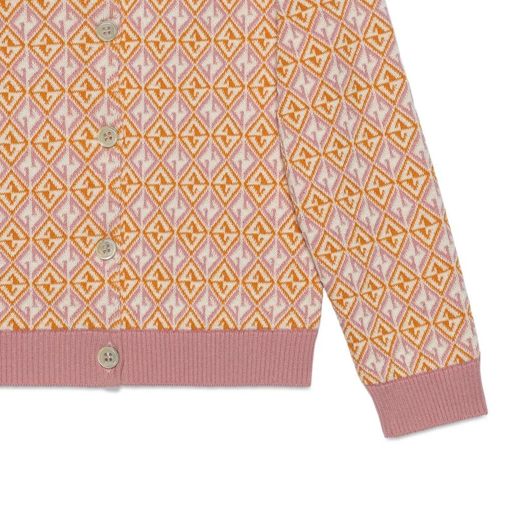 GUCCI Sweater FW21 Orange Pink Kids' (Unisex) Sweaters 674661 XKB66 5676