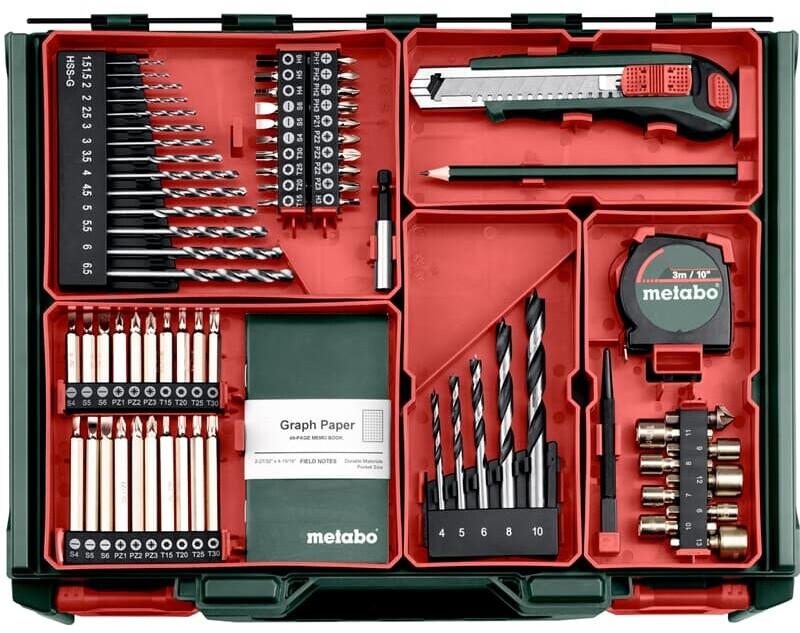 Дрель-шуруповёрт Metabo BS 18 BL QL BL Set (613155710)