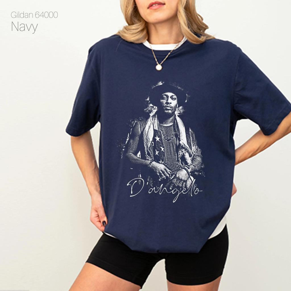 DAngelo Brown Sugar Tour Concert Tshirt Vintage Concert Souvenirs Printed Pattern Tshirt