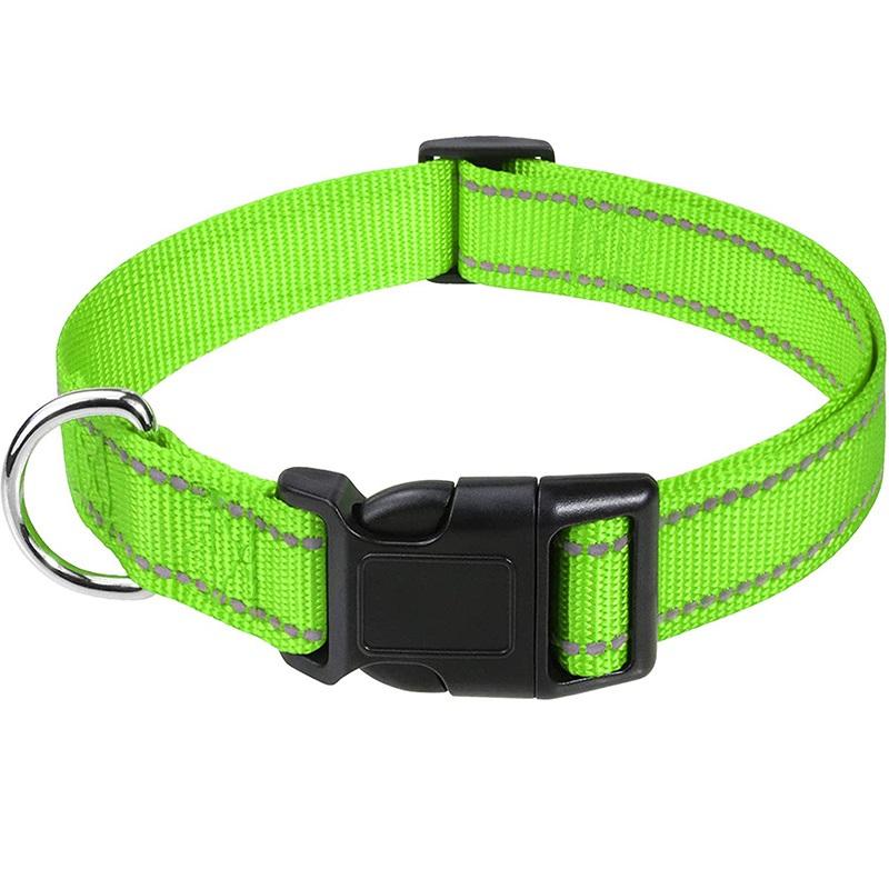 10 Colors Pet Dog Collar Nylon Neck Collar for Small Mdium Large Dog Chihuahua Leash Reflective Collars Supplies Pet Accessories 1