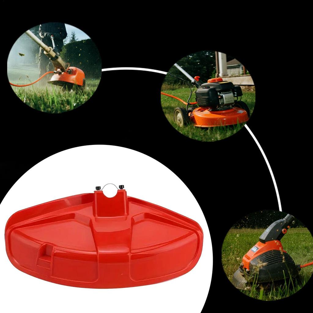 26/28mm Brush Cutter Shield High Quality Mower Protection Baffle Petrol Brush Cutter Grass Accessories Mower Grass Guard Tools