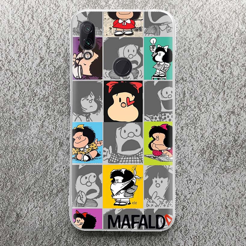 

Cartoon Cute Mafalda Case for Xiaomi Redmi 13C 14C 13 12 12C 10 10A 10C 9 9A 9C 9T Phone Shell 8 8A 7 7A 6 Pro 6A K80 K70 K40 K2 Redmi 14C