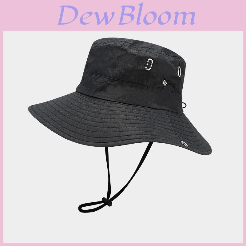 Outdoor Hiking Sun Hat With Wide Brim Breathable Waterproof For Men Women