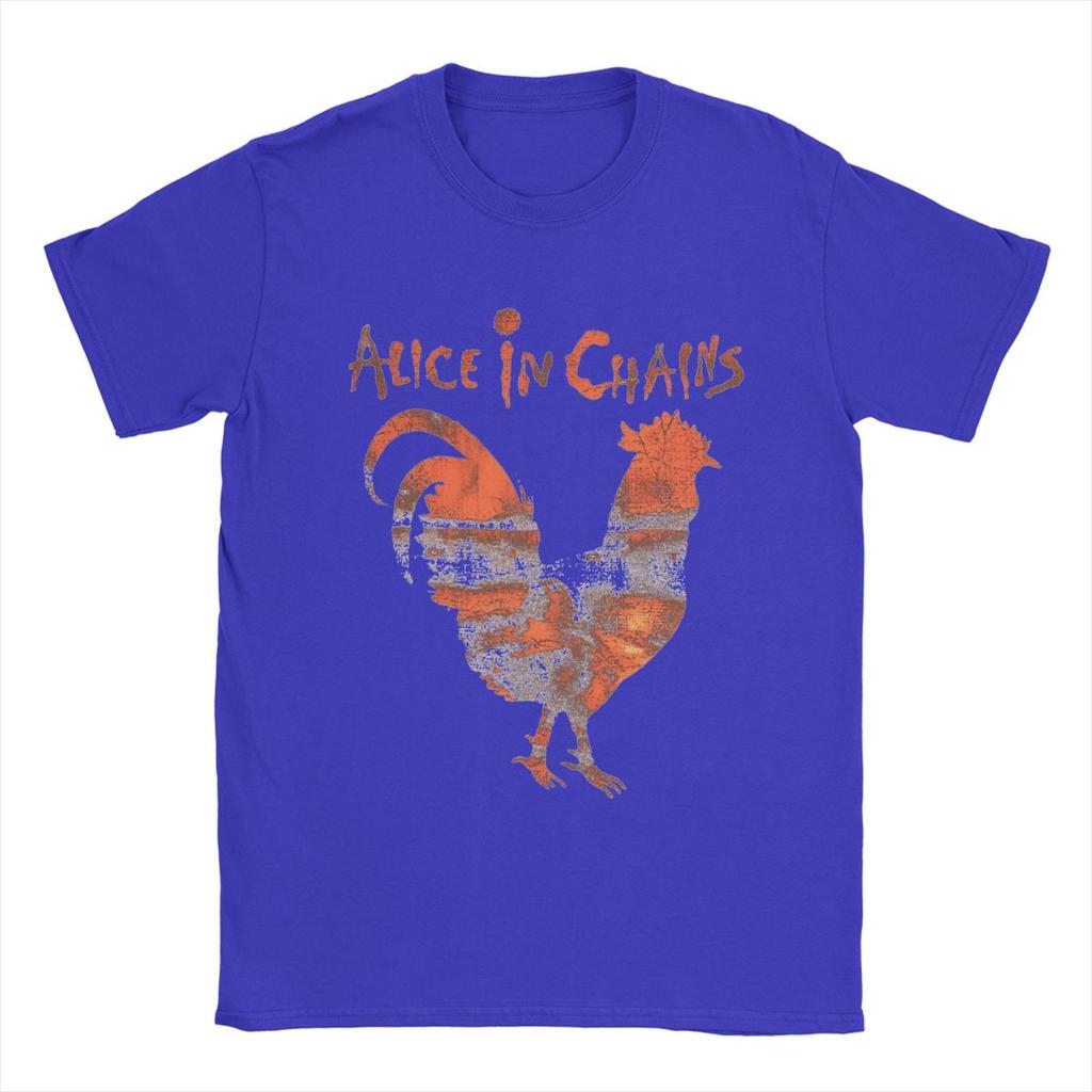 Herren T-Shirt Alices In Chains Neuheit Reines Baumwoll-T-Shirt Kurzarm T-Shirts O-Ausschnitt Kleidung Geschenkidee