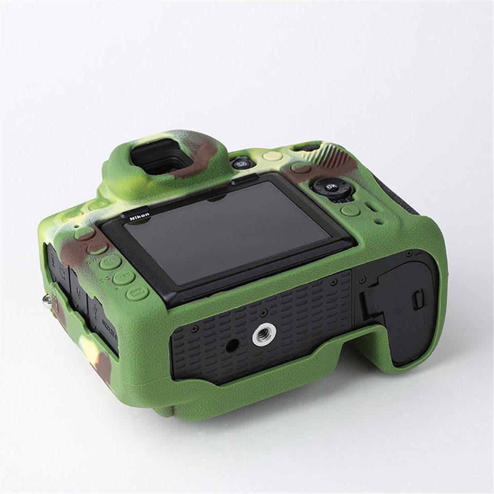 Litchi Pattern Soft Silicone Armor Camera Body Case For Nikon D780 D850 D7100 D7200 Rubber Cover Skin